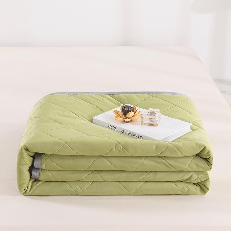 Летнее одеяло с ледяным охлаждением для кровати, однотонное стеганое покрывало для кровати, одноместное/двуспальное покрывало для кроватей, двойное летнее одеяло