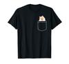 Pomeranian In the Pocket Cute Dog Jokes Dog Lovers Dog Owners Pocket Pomeranian Pocket Pomeranian T-Shirt