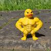 3D Printed Muscle Duck Statue Defined Legs Muscular Duck Statue  Home Decoration