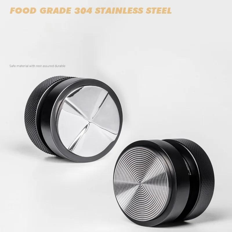 51/53/58.35мм Гравитационный Распределитель Кофе Темпер для Кофе Регулируемая Глубина Калиброванный Темпер для Эспрессо Кофейный Аксессуар Инструмент Бариста