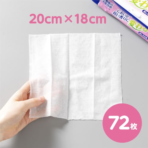 Влажные салфетки Poise Acty с индикатором запаха, 72 шт. x 3 упаковки