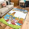 Berenstain Bears Rug Floor Mat for Living Room or Bedroom Soft and Comfortable Carpet a Gift for Birthday and Holiday.MFF0918028