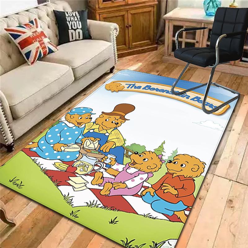 Berenstain Bears Rug Floor Mat for Living Room or Bedroom Soft and Comfortable Carpet a Gift for Birthday and Holiday.MFF0918028