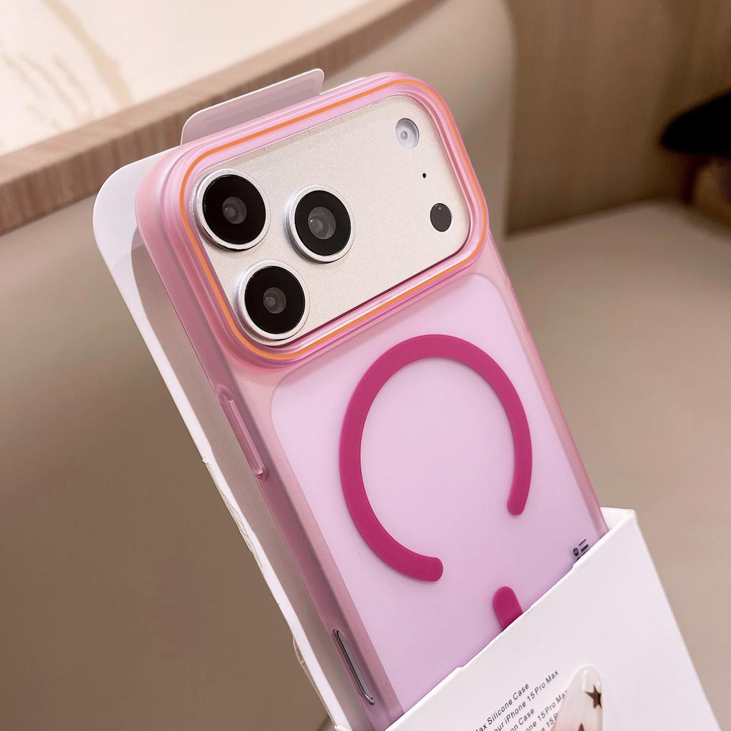Роскошный матовый тонкий чехол для Magsafe для iPhone 17 Air 16 16E 15 14 Plus 13 12 Mini 11 Pro Max Магнитный прозрачный твердый защитный чехол-кожа