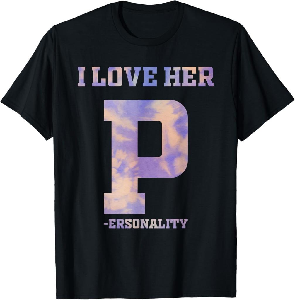 i love his d dedication i love her p personality matching T-Shirt