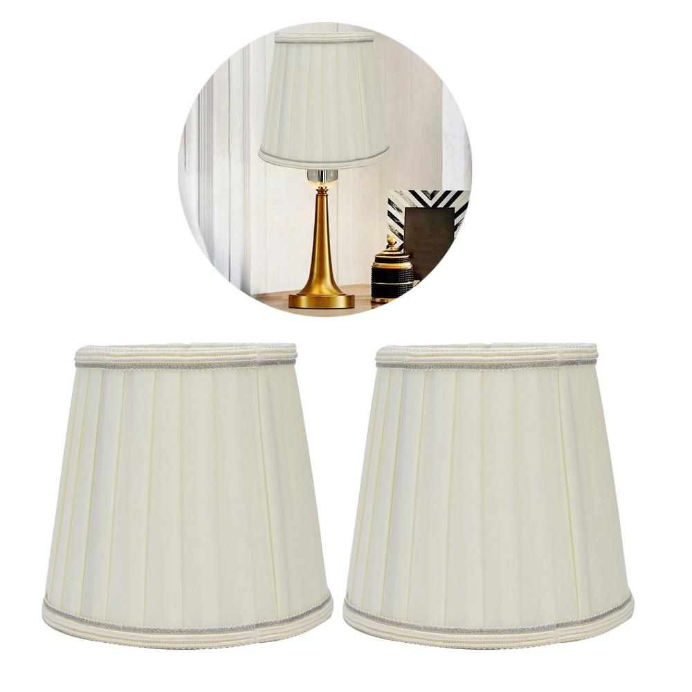 2PCS 5.5 inch Height Lampshade Fabric Chandelier Lamp Shades Modern Wall Lamp Shade Floor Lamp