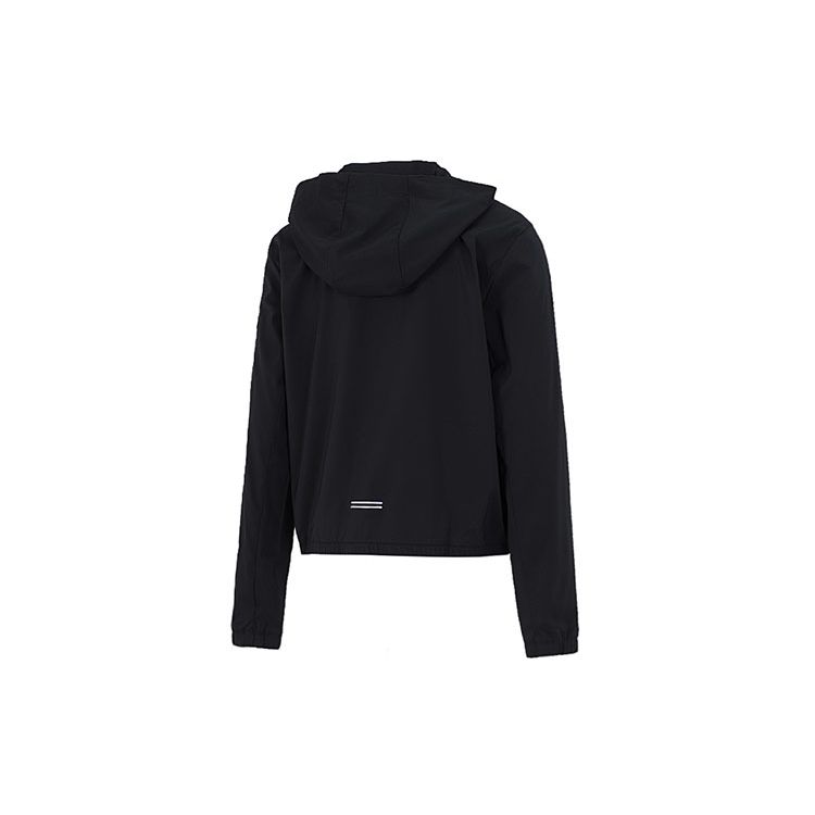 Nike Солнцезащитная куртка с капюшоном и сплошным логотипом, женская верхняя одежда, черная DH1991-010