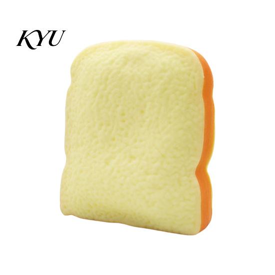 Simulated Toast Sensory Toy 1/2Pcs Stress Relief Toy, Sliced Bread Squeeze Adults Decompression Toys Soft Stretchy Fake Food Fidget for Kids