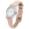 Watch Analog Leather Strap Simple Lightweight Oval Leather Pink [Fieldwork] Women's ST292-3