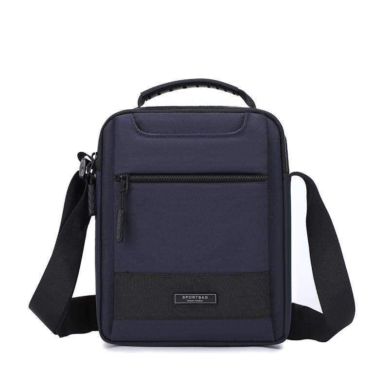 Мужская портативная сумка-мессенджер большой вместимости, вертикальная, модная, многофункциональная, на одно плечо, повседневная деловая дорожная сумка