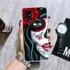 Чехол для телефона Catrina Beautiful Rose Girl Skull для Samsung Galaxy A52 A32 A22 A12 A02S A50S A30S A51 A31 AA71 Note 20 Ultra 10 S10