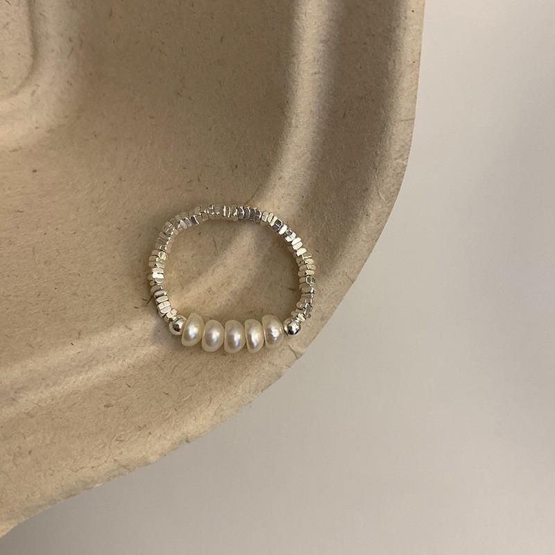 Серебряное уникальное кольцо S925 для женщин, летняя коллекция, модный геометрический дизайн, легкая роскошь