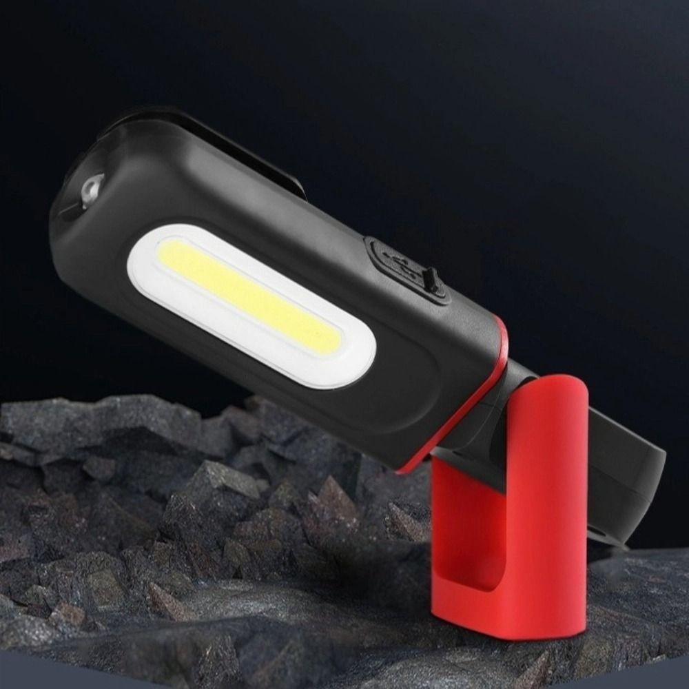 Супер яркий светодиодный рабочий фонарь, перезаряжаемый от USB, мощный свет, магнитный рабочий фонарь с крючком для подвешивания, вращение на 360°, аварийная лампа