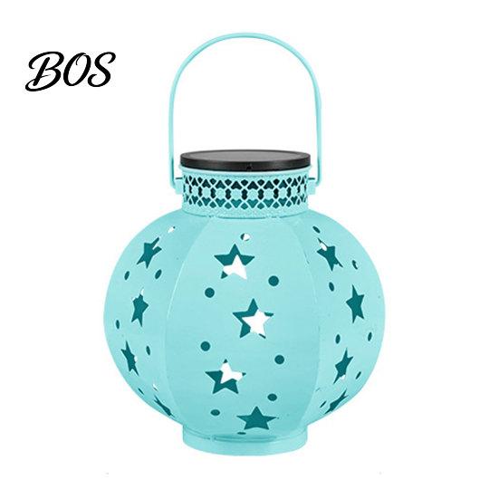Solar Patio Lighting Star Lantern, Metal Garden Light, Waterproof Outdoor Hanging Lights Lantern for Porch Lawn Pathway Wedding Party Energy Saving