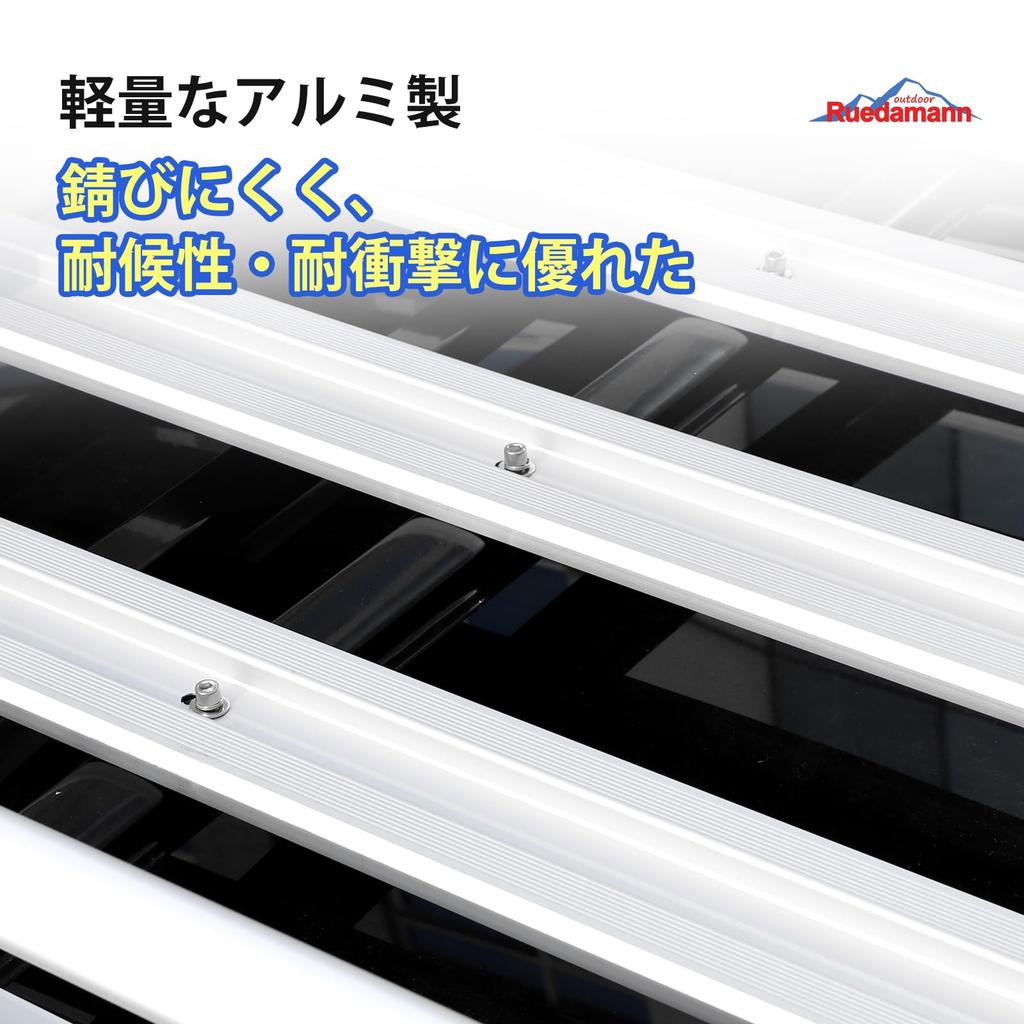 Ruedamann Длина крыши Ширина Груз на крышу Для фиксации Совместим с внедорожниками и серебристым багажником, Алюминий, 127, 97см, Универсальный, Легкий, Перевозчик, Багажник,