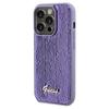 Guess Sequin Script Metal Case For Iphone 14 Pro - Purple
