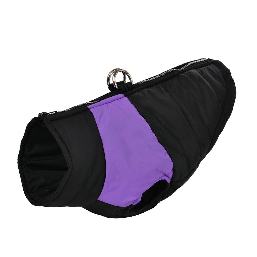 Зимняя теплая куртка для собак для маленьких и больших собак, уличный ветрозащитный костюм для щенка с D-образным кольцом, одежда для домашних животных, пальто для шнауцеров и лабрадоров