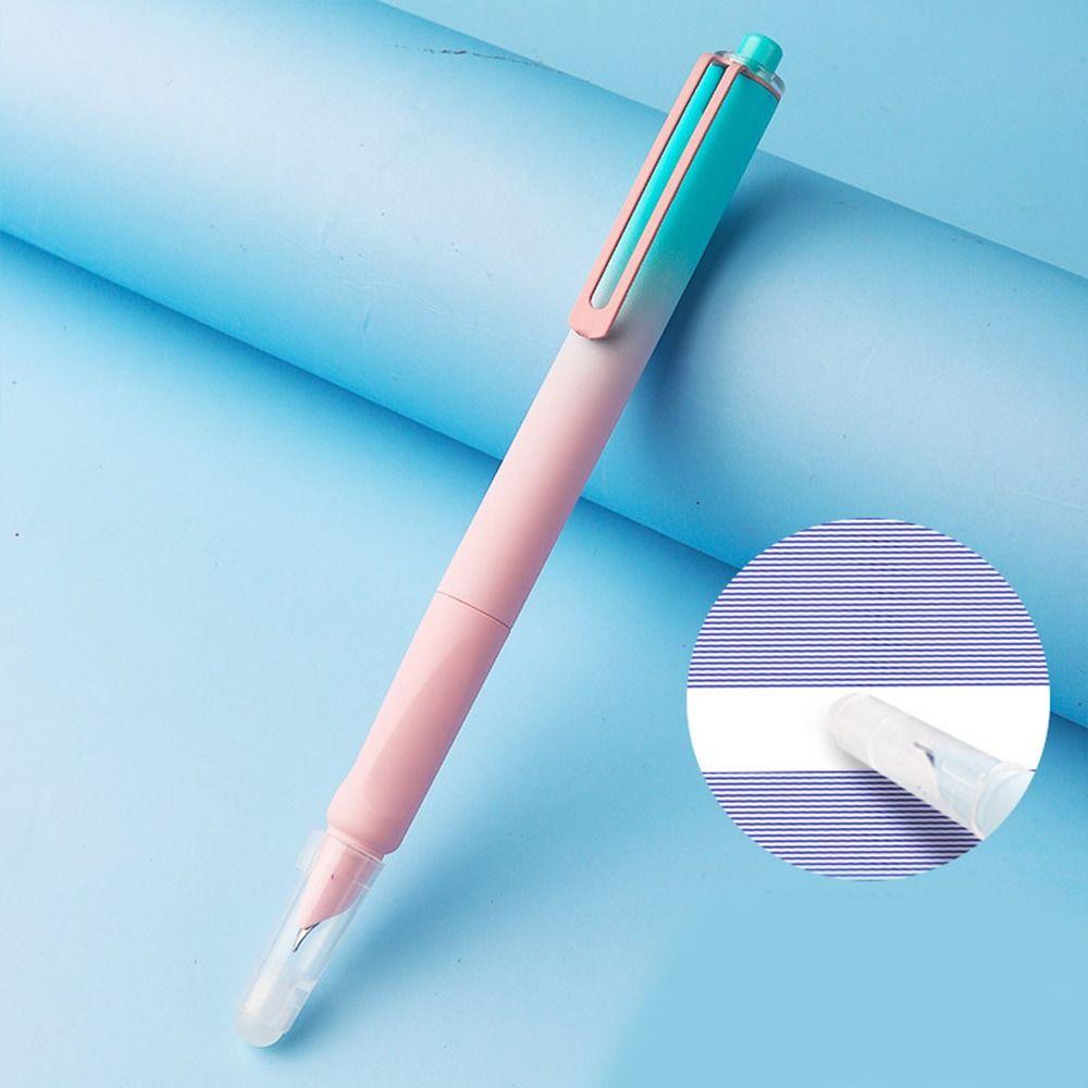 Magic Pen With Eraser Press Fountain Pen Thermal Erasable Fountain Pen  Student