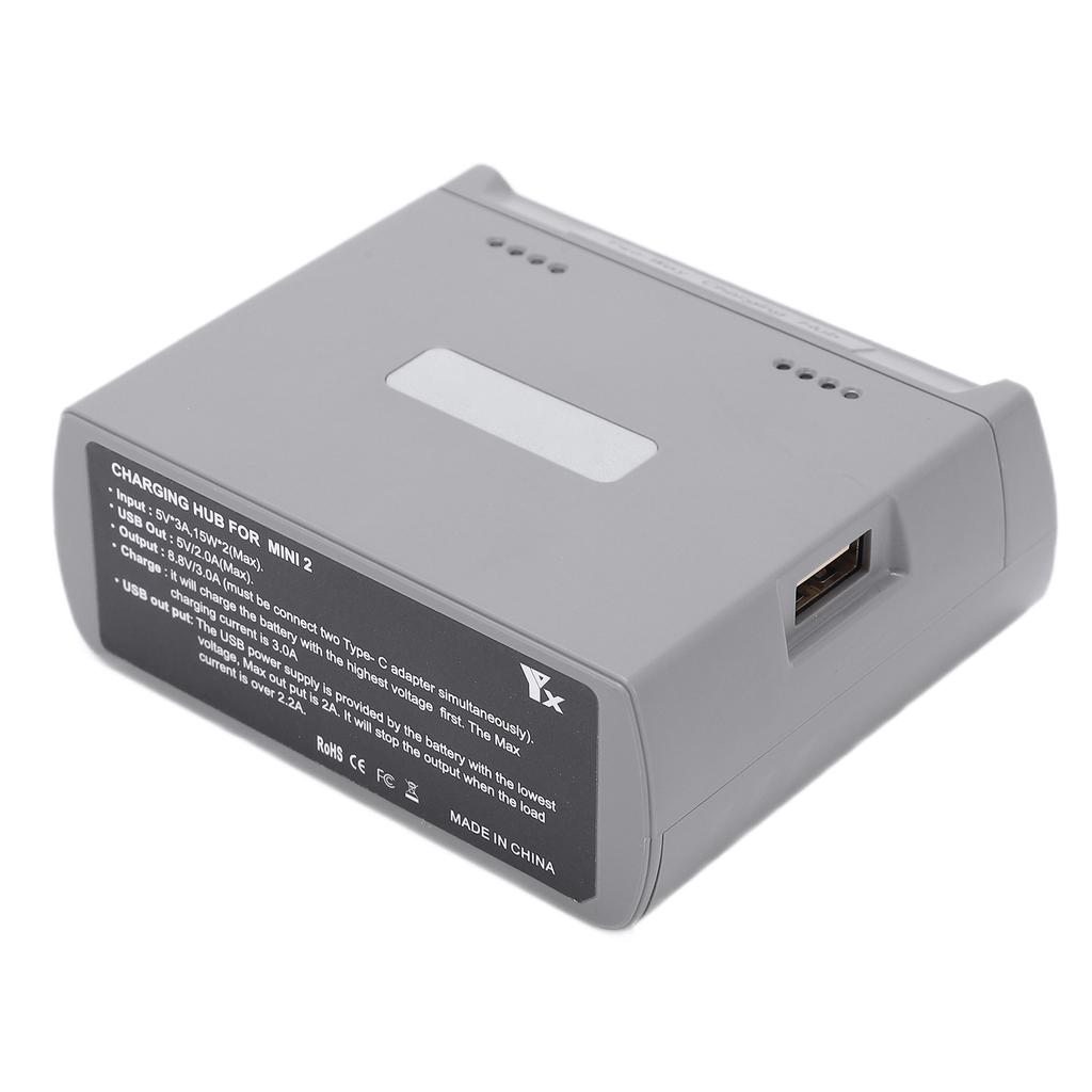 Двухсторонний зарядный концентратор для аккумуляторов Двунаправленное зарядное устройство для аккумуляторов интеллектуальных дронов DJI MINI 2 для MINI