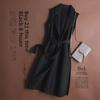 Women's Woolen Vest Coat - Autumn/Winter 2025 Fashion, Suit Collar, Long Waistcoat.
