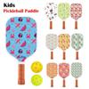 Honeycomb Core Kid Racquet Set Lightweight Squash New Pickleball Paddle  Gifts for Children