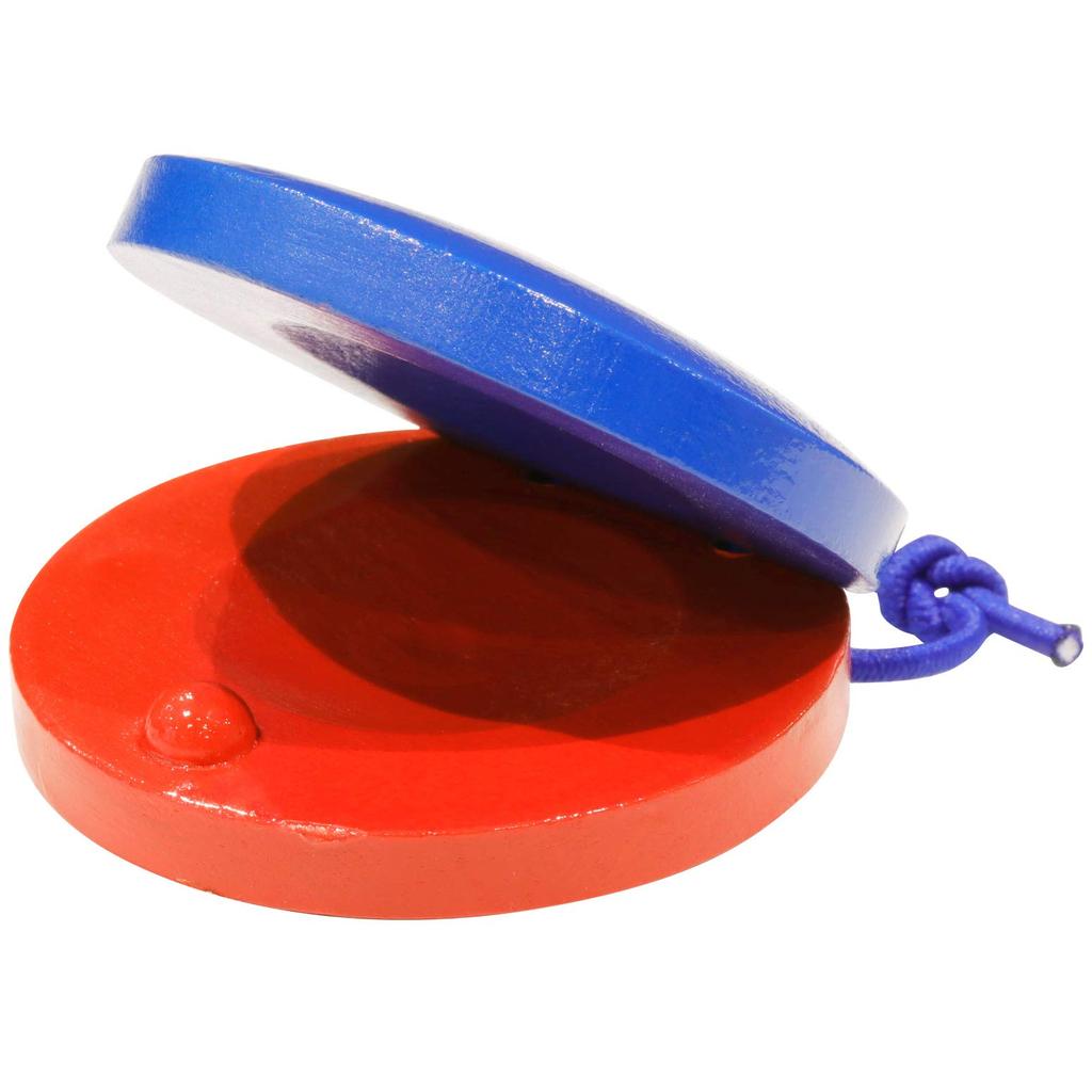 Kikutani Wooden Castanet CN-1 Blue Red Combination Color