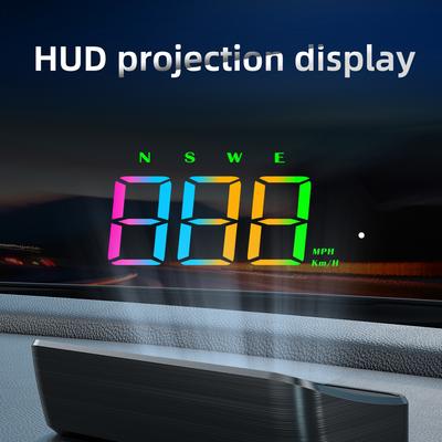 Автомобильный проекционный дисплей Smart HUD LED цифровой цветной дисплей одометр охранная сигнализация автоматический счетчик проектор на лобовое стекло для транспортных средств