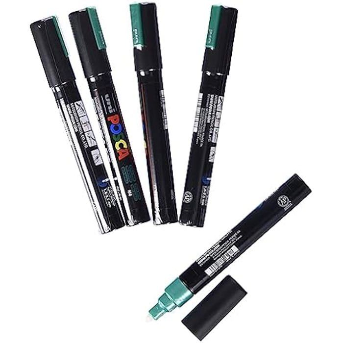 Posca Pc-5m Etiquettes Vertes (6 Unités)