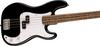 Fender Squier by Fender Squier Electric Bass Squier Precision Laurel White Black с мягким чехлом Sonic™ Bass®, накладкой на гриф, пикгардом,