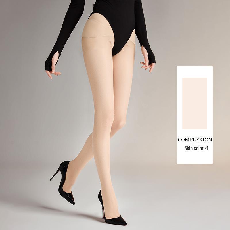 Ultra-Thin Black Silk Seamless Stockings - High Transparent, Durable, No-Crotch, Anti-Hook, Sexy Summer Pantyhose for Women