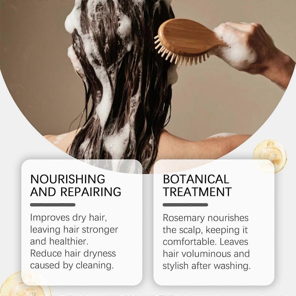 Gleamxi Herbal Shampoo Gentle Scalp Cleansing Hair Care Gloss Moisturizing Softening Shampoo