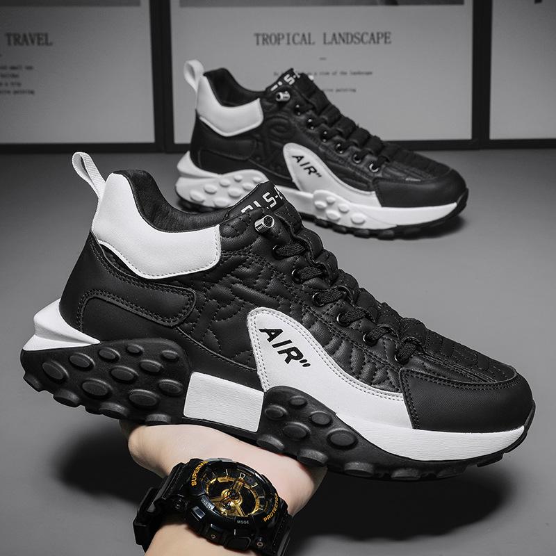 Мужские кроссовки на толстой подошве, кроссовки для папы, весенние, корейская версия, удобные для бега, кроссовки как у Форреста Гампа, дышащие, легкие, повседневные спортивные кроссовки