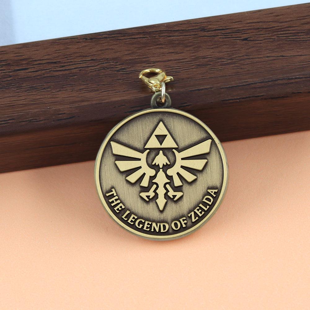Металлический брелок-подвеска «Крылья Хилии» из коллекции фанатов Zelda - Персонализированный аксессуар