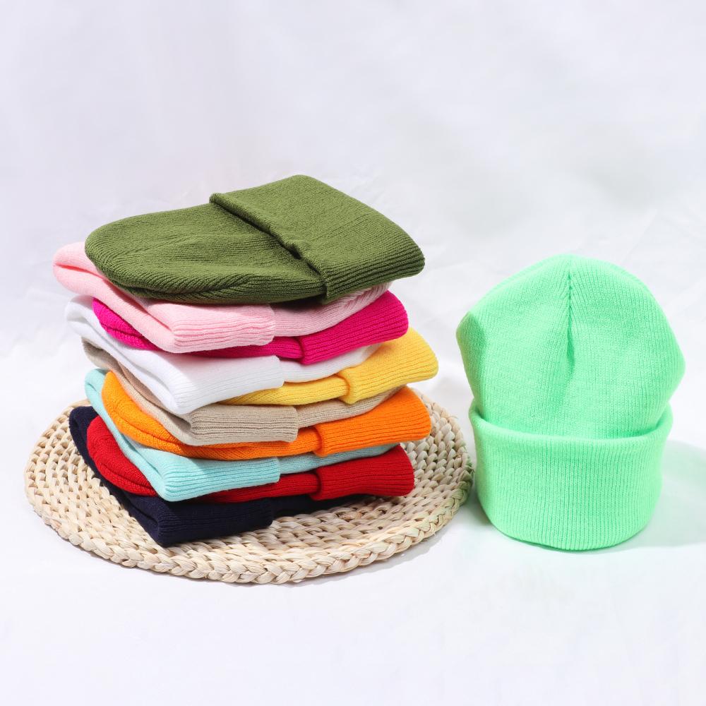 Ladies Casual Cap Woman/Men Female Beanie Caps Winter Autumn Hats Knitted Beanies Warmer Bonnet