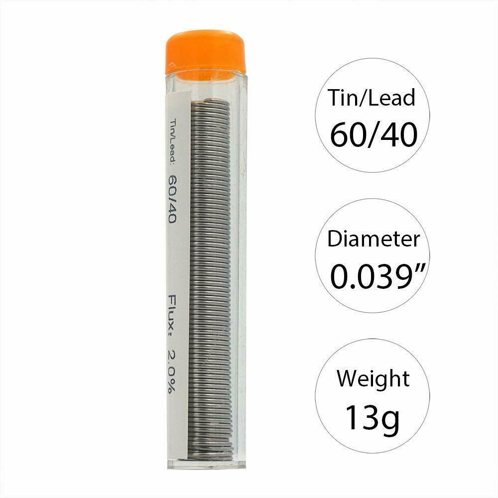 Паяльная проволока Паяльная проволока Трубка Свинцово-оловянный флюс Монтажная плата Электрическая 13 г