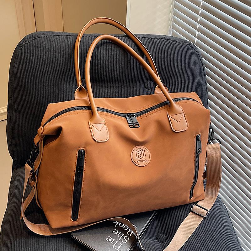 Модная и Повседневная Легкая Сумка-тоут кроссбоди большой вместимости для путешествий, одноплечная сумка-бродяга