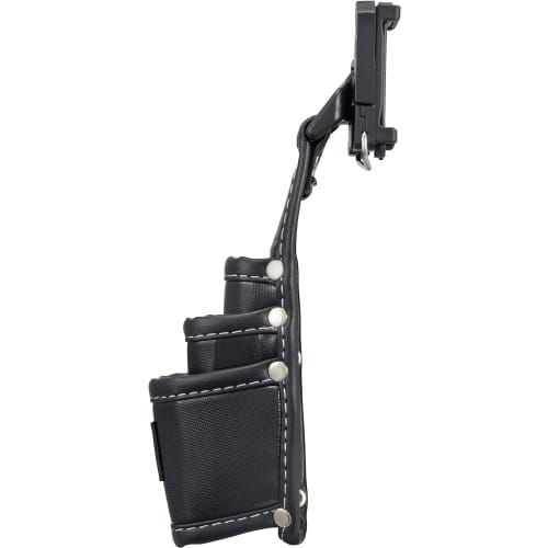 TAJIMA Safe System Detachable Tool Holder, 3-Hole, High-Density Nylon, SFKSN-P3, Attaches To Belt, Prevents Tools from Falling, Reduces Back Strain