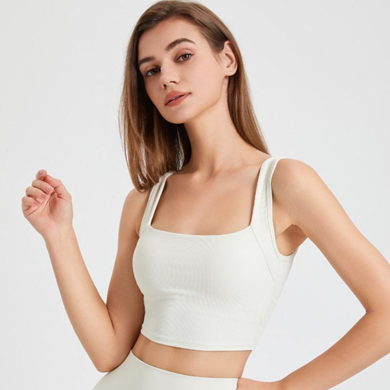 Красивый спортивный бюстгальтер-боди с открытой спиной, фиксированная чашка, бюстгальтер для йоги, быстросохнущий, противоударный, фитнес-жилет