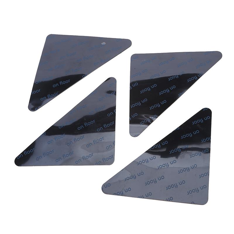 4 Pieces Carpet Gripper Non Slip Reusable Washable Sticker Anti Curl Carpet Sticker Floor Mats Anti Slip Fixing Pads Patches
