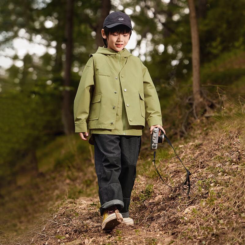 EBAER Kids' Windproof Hooded Outdoor Jacket