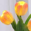 Large Tulip Night Light Realistic Floral LED Bedside Lamp Battery-Powered Ambiance Light for Bedroom Desk Decor Warm Glow Home Decoration