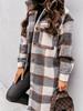 2020 Autumn/Winter Long Sleeve Plaid Shirt Jacket