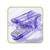 Прозрачный акриловый степлер, многофункциональный, с вращением на 360 градусов, мощный, длинный, для школы и офиса, канцелярские товары