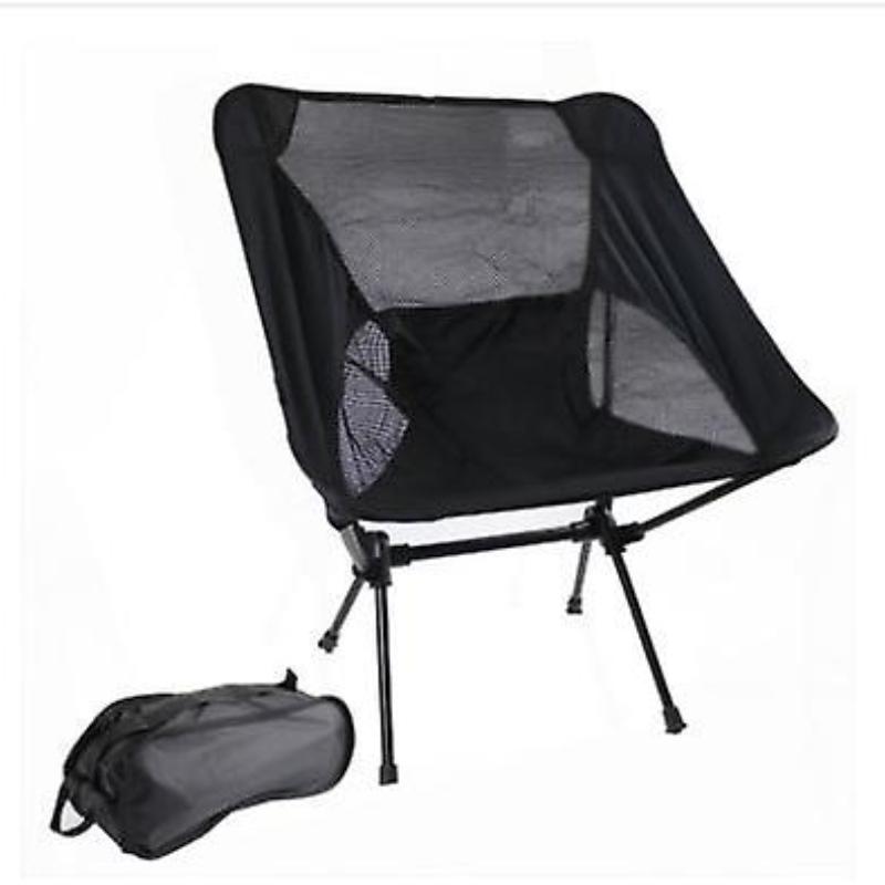 Открытый складной стул портативный алюминиевый трубчатый стул для рыбалки, кемпинга, пляжа