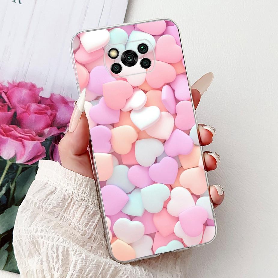 Чехол для Xiaomi Poco X3 Pro Милый Кот Счастливая Рыба Кои Расписной Чехол Мягкий Тонкий Чехол для Телефона для Xiaomi Poco X3 NFC PocoX3 Pro Fundas Coque