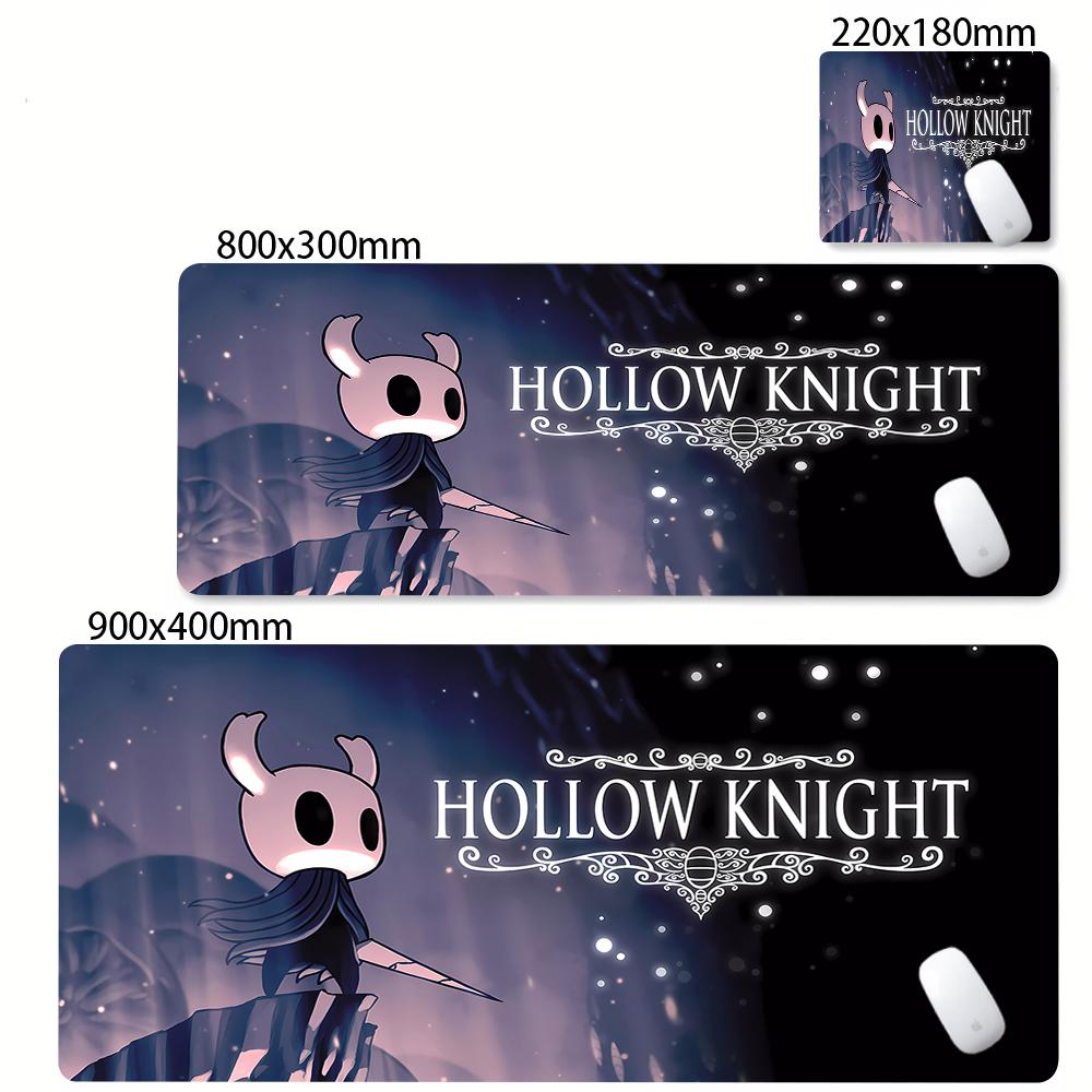 Large PC Rubber Mousepad Gaming Stitch Edge Thicken Mouse Mat XXL Anime Hollow Knight Rubber Non-slip Keyboard Laptop Mausepads