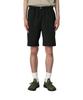 Nylon Tussah 2-Way Shorts, Size M, Black, PA-25SU007, for Festivals, Camping, and Outdoor Activities