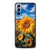 Красивый желтый чехол-подсолнух для Samsung Galaxy S25 Edge S24 S23 S22 Ultra S20 S21 FE 5G S10 S9 Plus S10E Мягкая крышка