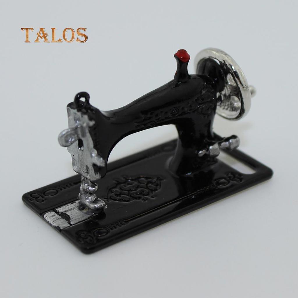 Mini Lovely Metal Sewing Machine Model Toy Dollhouse Miniature Accessories Toys For All Age