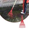 Multi Functional Fallen Leaves Rake Durable Garden Rake Metal Rake High-carbon Steel Rake  Garden